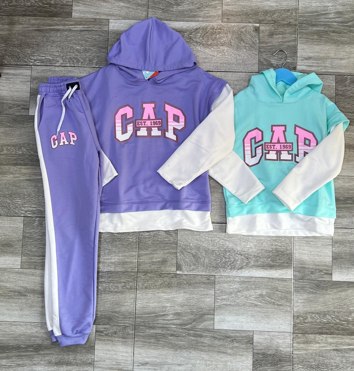 Sudaderas estampada capota niña