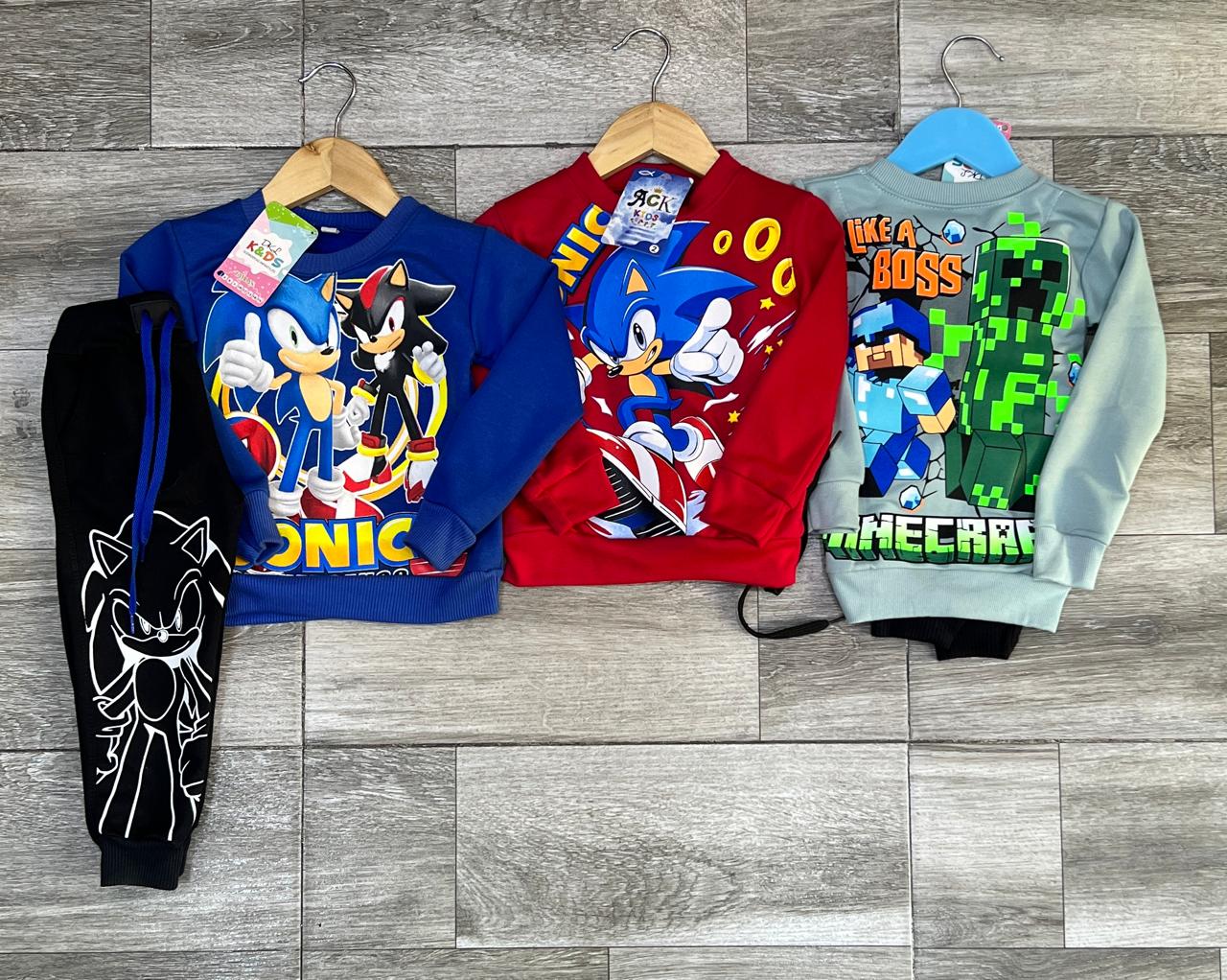 Sudaderas cuello redondo estampadas niño