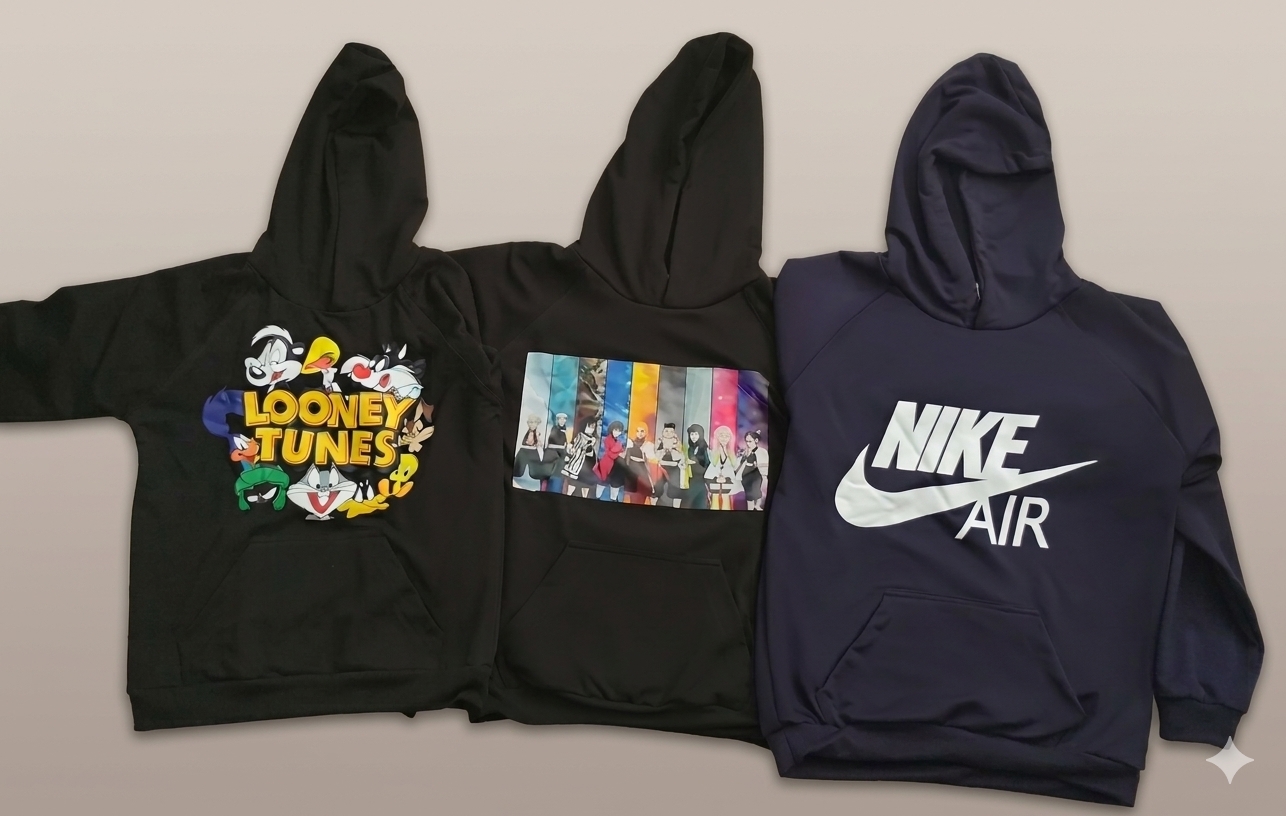 Buzo capota niño estampado